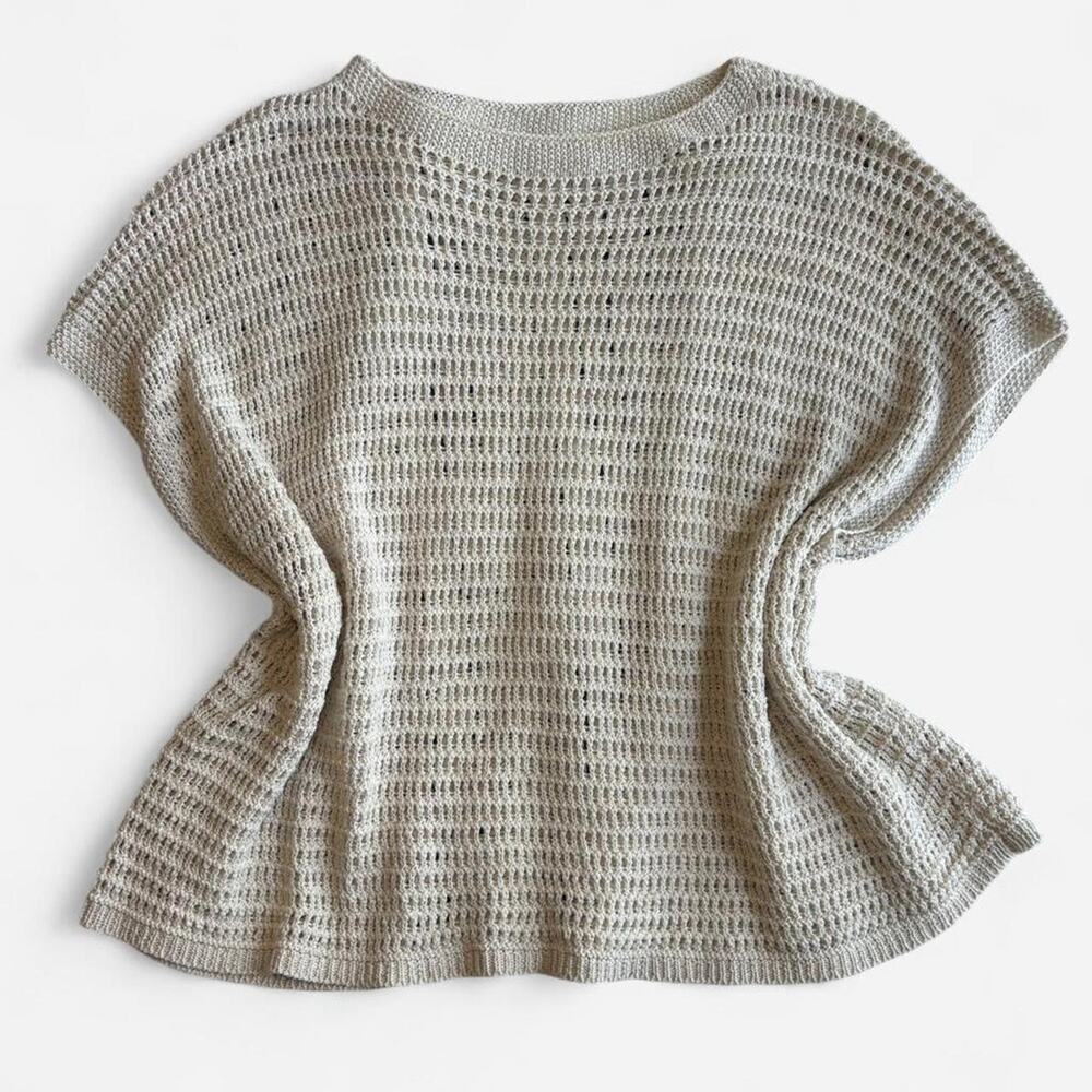 MAX STUDIO LONDON Women L Knit Top Casual Summer